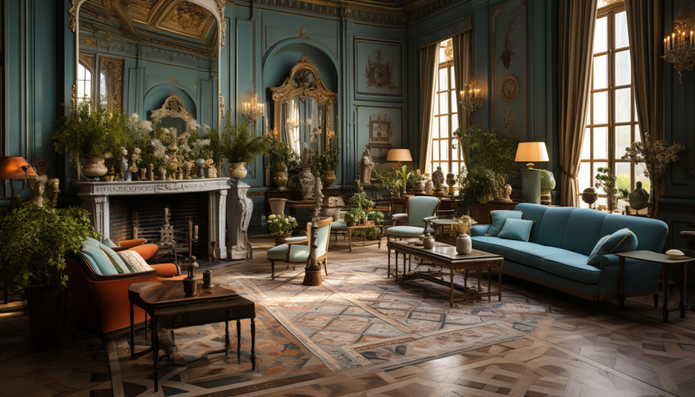 Quelques sales de réception merveilleux à Rambouillet